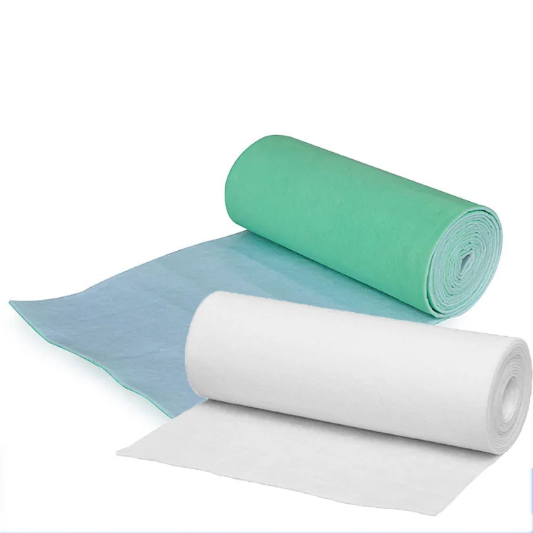 Needle-punched nonwoven filter media